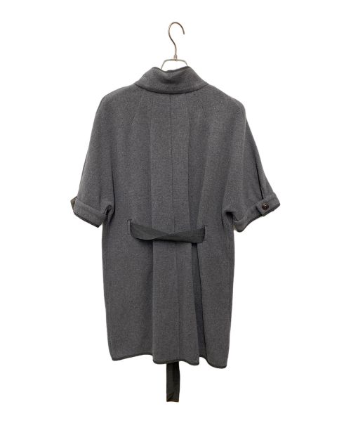 BRUNELLO CUCINELLI（ブルネロクチネリ）BRUNELLO CUCINELLI (ブルネロクチネリ) アームウォーマー付ニットジャケット グレー サイズ:Lの古着・服飾アイテム