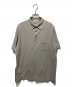 HERMESエルメス）の古着「Piqures sellier polo shirt」｜ベージュ