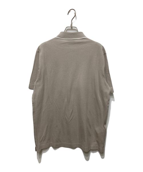 HERMES（エルメス）HERMES (エルメス) Piqures sellier polo shirt ベージュ サイズ:Lの古着・服飾アイテム