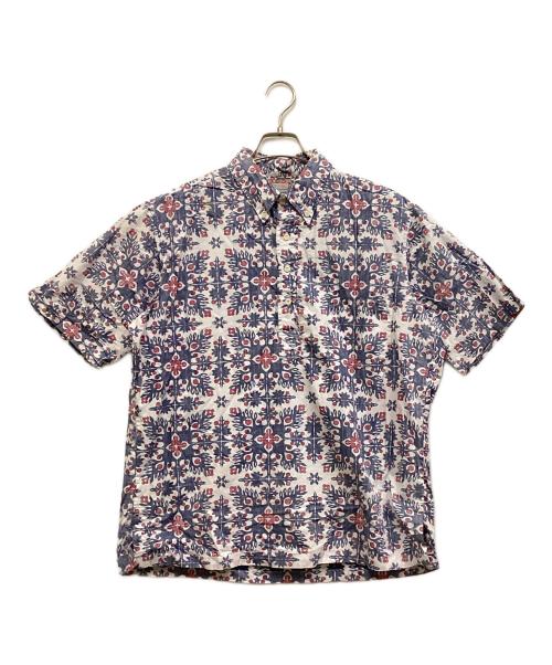 reyn spooner（レイン スプナー）reyn spooner (レイン スプナー) 総柄シャツ ネイビー サイズ:Lの古着・服飾アイテム