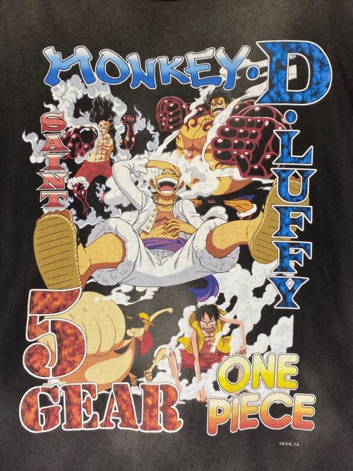 SAINT MICHAEL（セントマイケル）SAINT MICHAEL (セントマイケル) ONE PIECE (ワンピース) Tシャツ ブラック サイズ:XLの古着・服飾アイテム