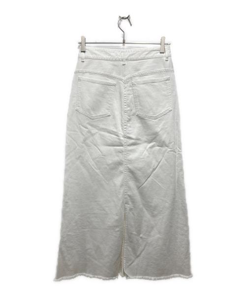COCUCA（コキュカ）COCUCA (コキュカ) デニムスカート ホワイト サイズ:Sの古着・服飾アイテム