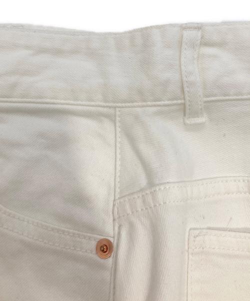 COCUCA（コキュカ）COCUCA (コキュカ) デニムスカート ホワイト サイズ:Sの古着・服飾アイテム