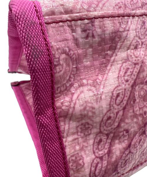 ETRO（エトロ）ETRO (エトロ) ペイズリー柄 ナイロンバッグ ピンクの古着・服飾アイテム