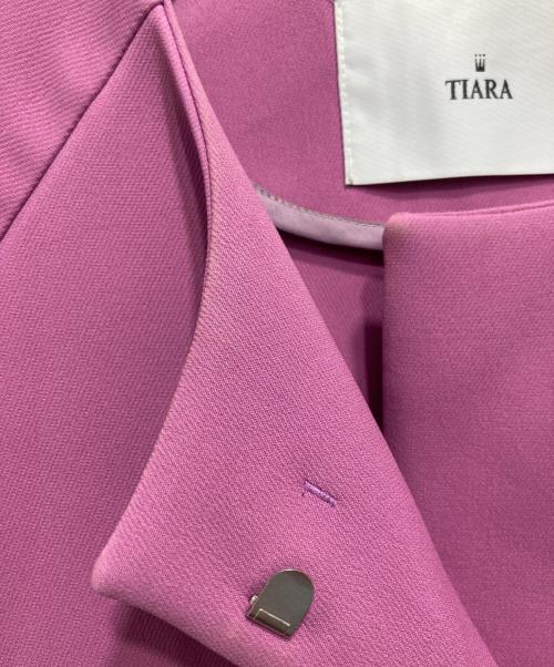 TIARA（ティアラ）TIARA (ティアラ) コクーンスリーブコート ピンク サイズ:FREEの古着・服飾アイテム