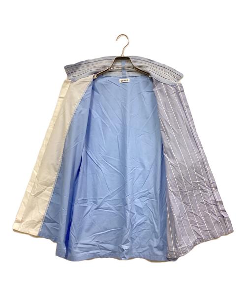 Coohem（コーヘン）Coohem (コーヘン) KNIT PATCHWORK S/T ブルー サイズ:XLの古着・服飾アイテム