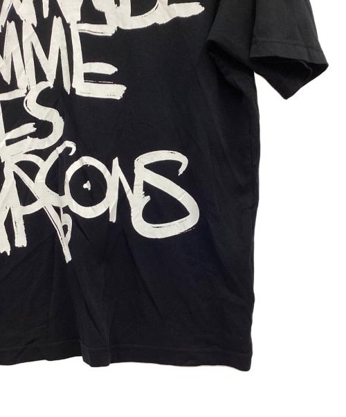 COMME des GARCONS JUNYA WATANABE MAN（コム デ ギャルソン ジュンヤ ワタナベ マン）COMME des GARCONS JUNYA WATANABE MAN (コム デ ギャルソン ジュンヤ ワタナベ マン) プリントTシャツ ブラック サイズ:Lの古着・服飾アイテム