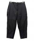 COMME des GARCONS HOMME DEUXコムデギャルソン オム ドゥ）の古着「切替チェックパンツ」｜グレー