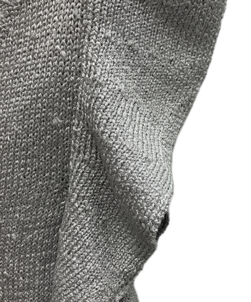 GRACE CLASS（グレースクラス）GRACE CLASS (グレースクラス) フリルスリーブラメノースリーブ シルバー サイズ:SIZE36の古着・服飾アイテム