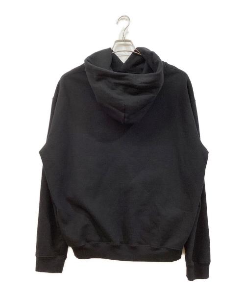 Maison Margiela（メゾンマルジェラ）Maison Margiela (メゾンマルジェラ) 反転ロゴパーカー ブラック サイズ:44の古着・服飾アイテム