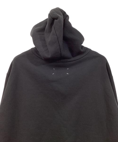 Maison Margiela（メゾンマルジェラ）Maison Margiela (メゾンマルジェラ) 反転ロゴパーカー ブラック サイズ:44の古着・服飾アイテム