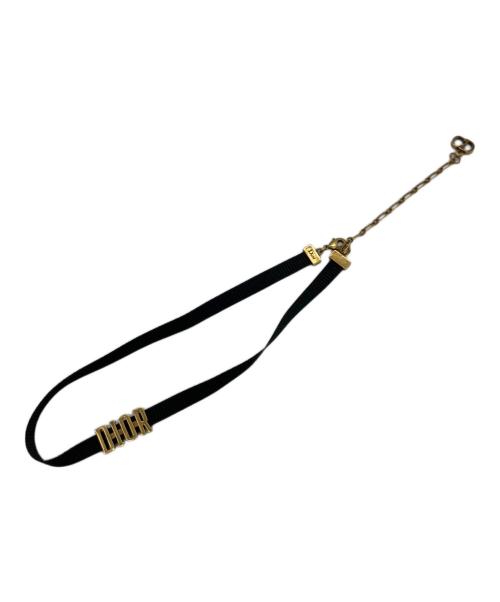 Christian Dior（クリスチャン ディオール）Christian Dior (クリスチャン ディオール) ロゴチョーカーネックレスの古着・服飾アイテム