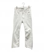 AP STUDIOエーピーストゥディオ）の古着「ヘムカットデニム」｜ホワイト