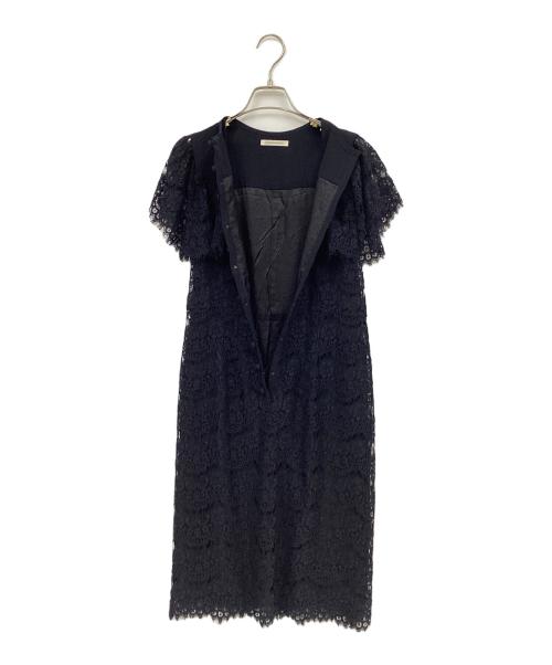 DESIGNWORKS（デザインワークス）DESIGNWORKS (デザインワークス) レースワンピース ネイビー サイズ:38の古着・服飾アイテム