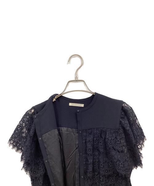 DESIGNWORKS（デザインワークス）DESIGNWORKS (デザインワークス) レースワンピース ネイビー サイズ:38の古着・服飾アイテム