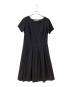 theory luxe（セオリーリュクス）の古着「半袖ワンピース」｜ブラック