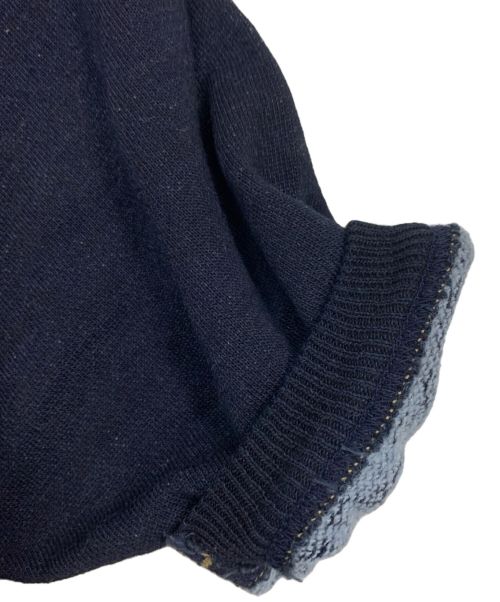 45R（フォーティファイブ・アール）45R (フォーティーファイブアール) 超ガーゼ裏毛の908フーディ（影色納戸 濃） インディゴ サイズ:2の古着・服飾アイテム
