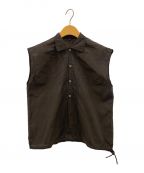 45Rフォーティファイブ・アール）の古着「インドカディdeノースリーブトップ.」｜ブラウン