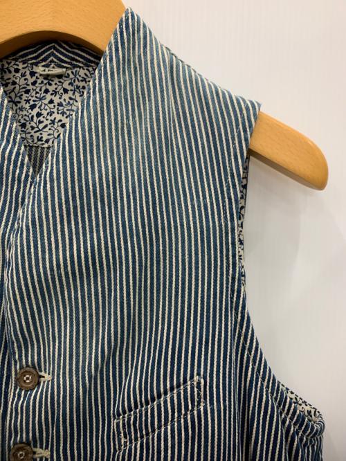 45R（フォーティファイブ・アール）45R (フォーティーファイブアール) 小麦デニムのベストドレス(ヒッコリー) サイズ:-の古着・服飾アイテム