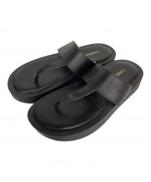 Caminando（カミナンド）の古着「THONG PLATFORM サンダル」｜ブラック