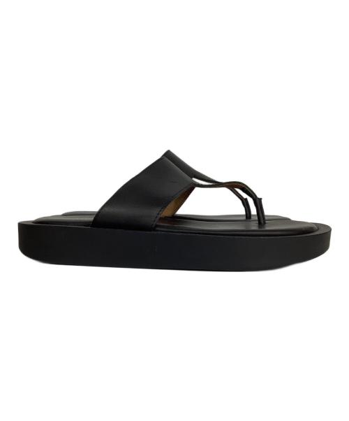 Caminando（カミナンド）Caminando (カミナンド) THONG PLATFORM サンダル ブラック サイズ:6の古着・服飾アイテム