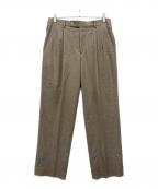 AURALEEオーラリー）の古着「WOOL FULLING FLANNEL SLACKS」｜グレー