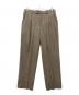 AURALEE（オーラリー）の古着「WOOL FULLING FLANNEL SLACKS」｜グレー
