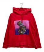 RAF SIMONSラフシモンズ）の古着「Classic Hoody JOY DIVISION」｜レッド