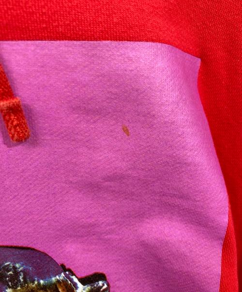 RAF SIMONS（ラフシモンズ）RAF SIMONS (ラフシモンズ) Classic Hoody JOY DIVISION レッド サイズ:Mの古着・服飾アイテム