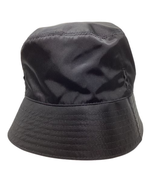 PRADA（プラダ）PRADA (プラダ) Re-Nylon Bucket Hat(リナイロン バケットハット) ブラック サイズ:XLの古着・服飾アイテム