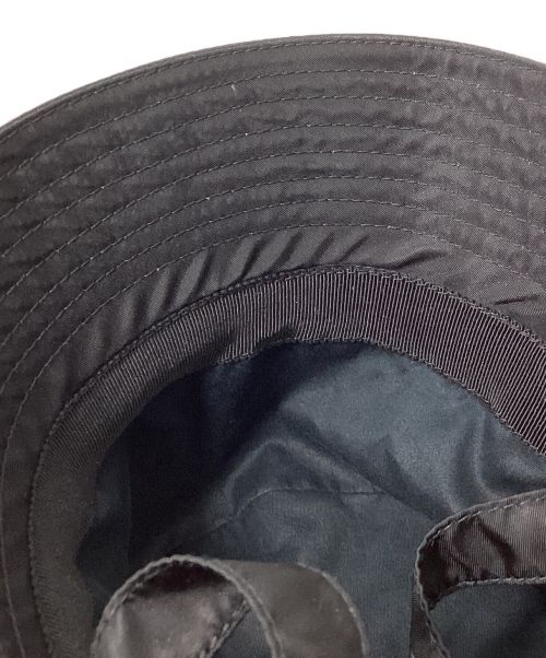 PRADA（プラダ）PRADA (プラダ) Re-Nylon Bucket Hat(リナイロン バケットハット) ブラック サイズ:XLの古着・服飾アイテム