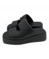quartierglam (カルチェグラム) PLATFORM PUFFY SLIDE SANDALS ブラック サイズ:35.5：4000円