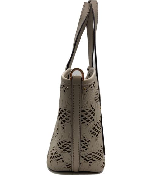 MICHAEL KORS（マイケル・コース）MICHAEL KORS (マイケルコース) 2WAYショルダーバッグ ベージュの古着・服飾アイテム