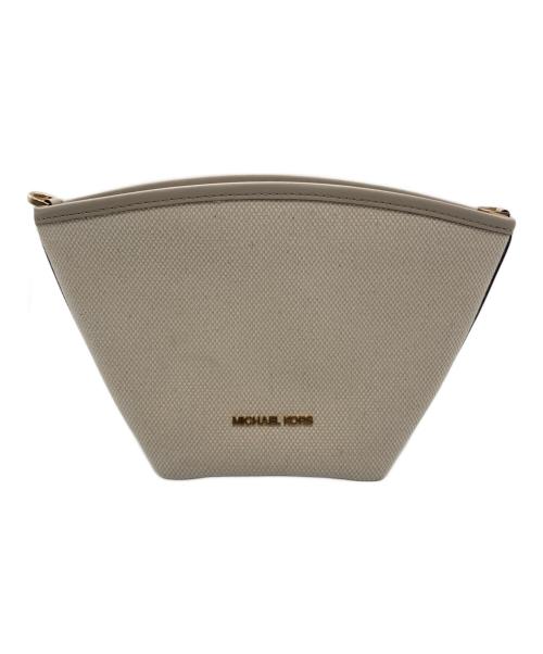 MICHAEL KORS（マイケル・コース）MICHAEL KORS (マイケルコース) 2WAYショルダーバッグ ベージュの古着・服飾アイテム