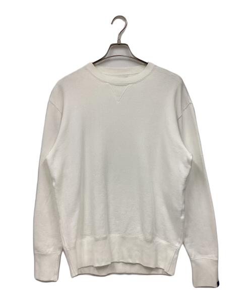 FREEMANS SPORTING CLUB（フリーマンズスポーティングクラブ）FREEMANS SPORTING CLUB (フリーマンズスポーティングクラブ) LOOPWHEELER (ループウィラー) CREW-NECK SWEAT ホワイト サイズ:4の古着・服飾アイテム