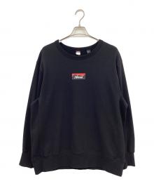 NANGA（ナンガ）の古着「BOX LOGO スウェット」｜ブラック