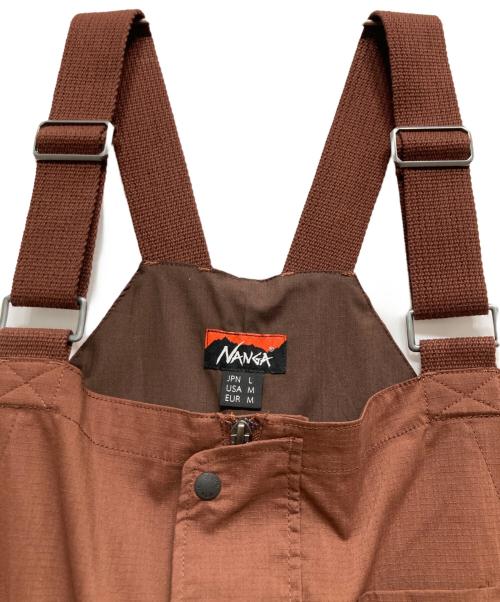 NANGA（ナンガ）NANGA (ナンガ) HINOC RIPSTOP FIELD OVERALLS ブラウン サイズ:Ⅼの古着・服飾アイテム