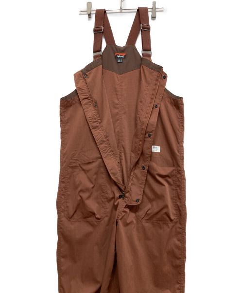 NANGA（ナンガ）NANGA (ナンガ) HINOC RIPSTOP FIELD OVERALLS ブラウン サイズ:Ⅼの古着・服飾アイテム