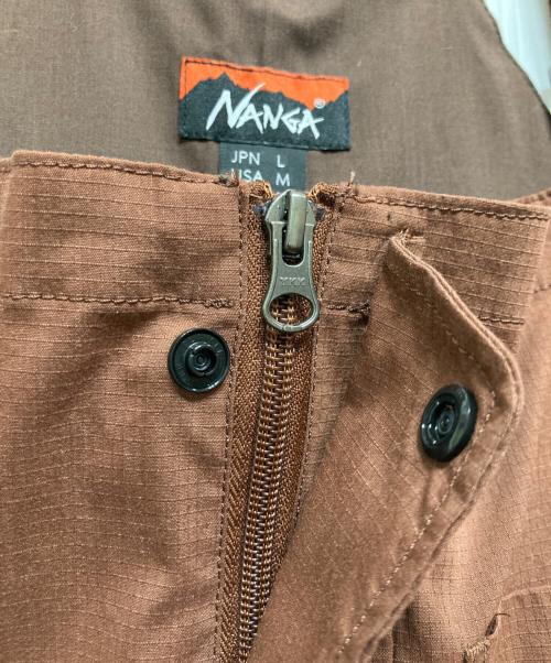 NANGA（ナンガ）NANGA (ナンガ) HINOC RIPSTOP FIELD OVERALLS ブラウン サイズ:Ⅼの古着・服飾アイテム