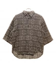 saby（サバイ）の古着「CLOCHETTE KNIT SHIRTS」｜ライトブラック