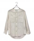 ANDERSSON BELLアンダーソンベル）の古着「COLLARLESS EMBROIDERY COTTON SHIRTS」｜ホワイト
