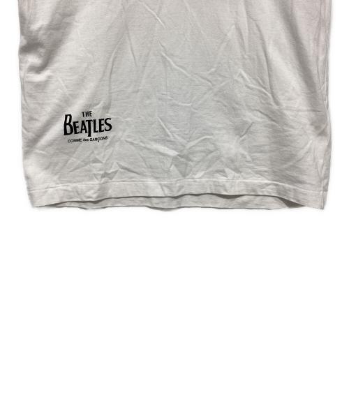 THE BEATLES（ビートルズ）THE BEATLES (ビートルズ) COMME des GARCONS (コムデギャルソン) BEATLES T-SHIRT ホワイト サイズ:Lの古着・服飾アイテム