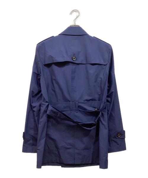 BLACK LABEL CRESTBRIDGE（ブラックレーベル クレストブリッジ）BLACK LABEL CRESTBRIDGE (ブラックレーベル クレストブリッジ) サマーショートトレンチコート ネイビー サイズ:Mの古着・服飾アイテム