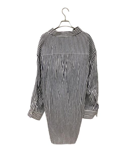 Venit（ヴェニット）Venit (ヴェニット) shirt with bra シャツ ネイビー サイズ:38の古着・服飾アイテム