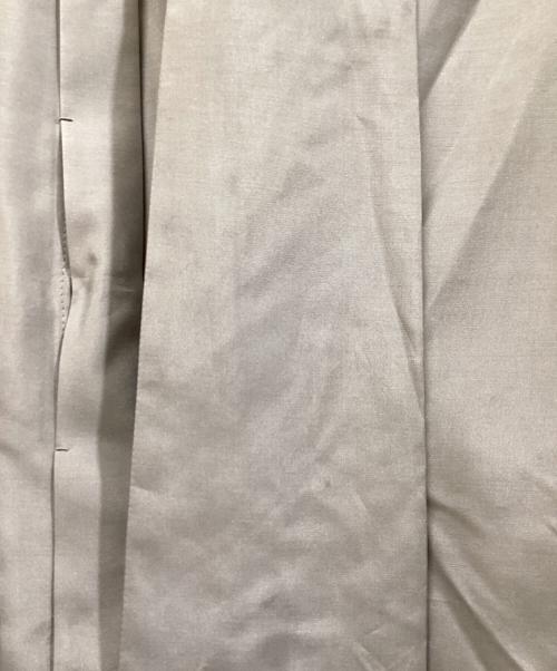 DRAWER（ドゥロワー）DRAWER (ドゥロワー) シルクボウタイブラウス グレー サイズ:36の古着・服飾アイテム