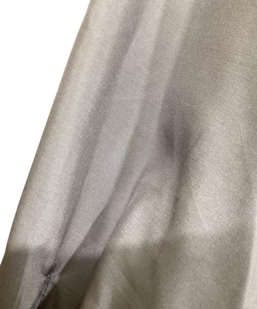 DRAWER（ドゥロワー）DRAWER (ドゥロワー) シルクボウタイブラウス グレー サイズ:36の古着・服飾アイテム