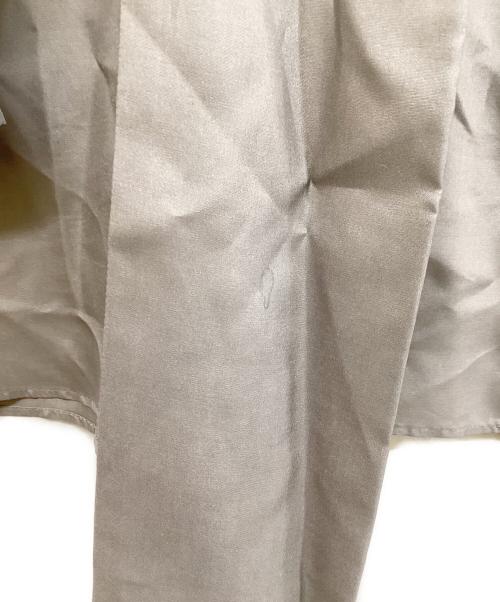 DRAWER（ドゥロワー）DRAWER (ドゥロワー) シルクボウタイブラウス グレー サイズ:36の古着・服飾アイテム