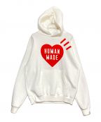 HUMAN MADEヒューマンメイド）の古着「Heart  Hoodie」｜ホワイト
