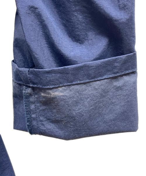 DANTON（ダントン）DANTON (ダントン) BEAMS (ビームス) ラウンドカラーナイロンジャケット ネイビー サイズ:34の古着・服飾アイテム