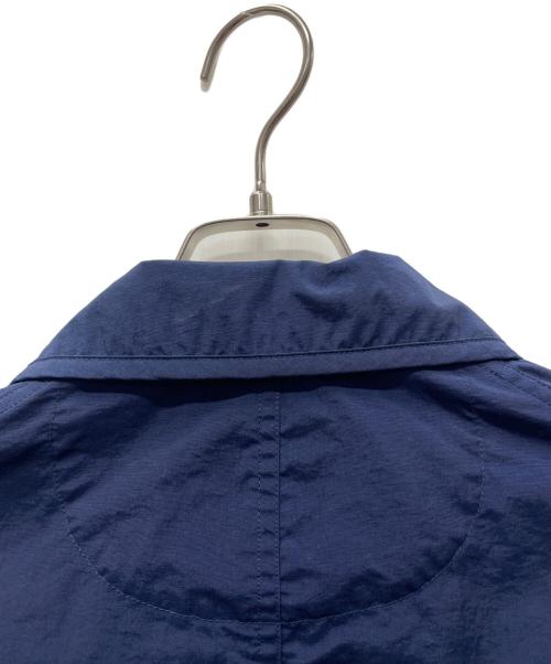 DANTON（ダントン）DANTON (ダントン) BEAMS (ビームス) ラウンドカラーナイロンジャケット ネイビー サイズ:34の古着・服飾アイテム